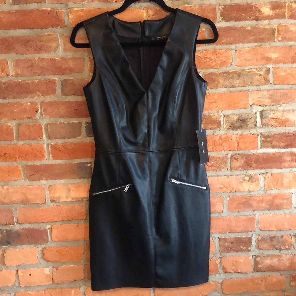 Zara Leather Dress